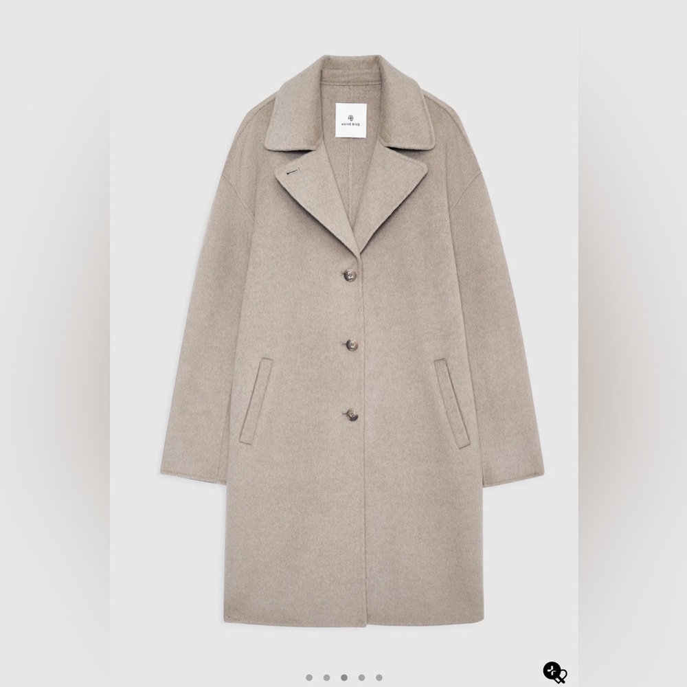 Anine Bing “Portia” Coat 🧥 Cashmere wool ASO Meghan Markle sz Large